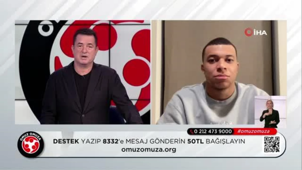 Kylian Mbappe\'den "Omuz Omuza" kampanyasına destek