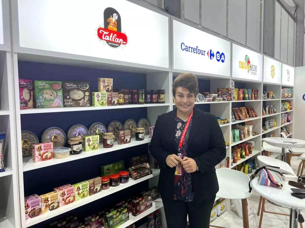 Tatlan Helva 147 yıllık lezzetiyle Dubai Gulfood 2023 Gıda Fuarı\'nda yer aldı