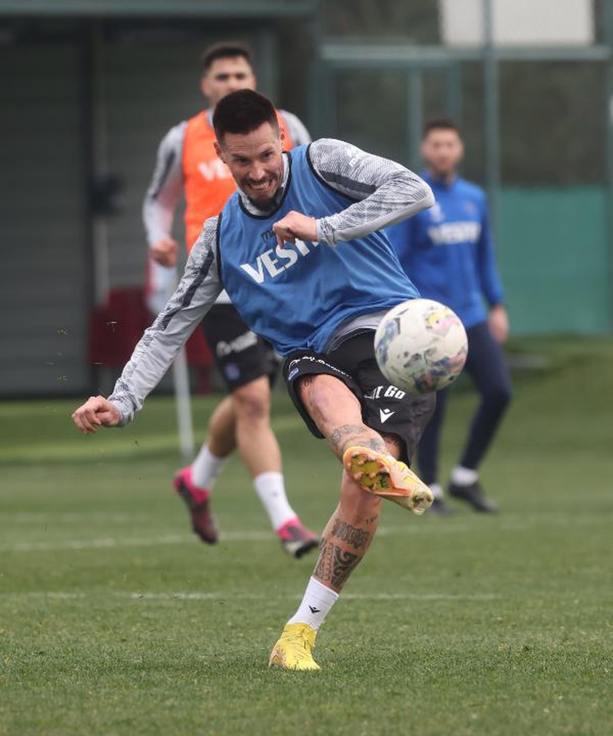 Trabzonspor\'da Hamsik ve Visca takımla birlikte çalıştı