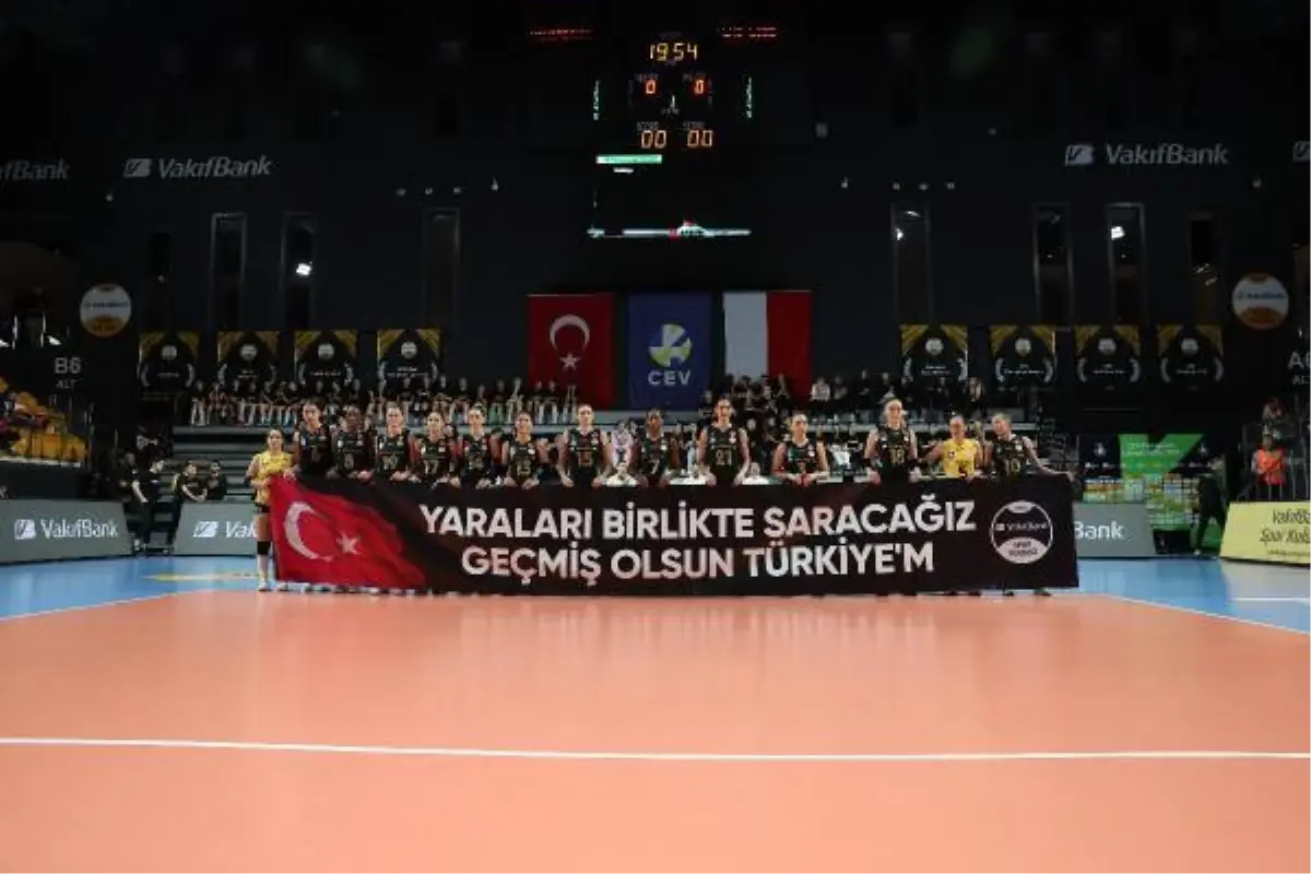 Vakıfbank, Voleybol Kadınlar CEV Şampiyonlar Ligi\'nde çeyrek finalde