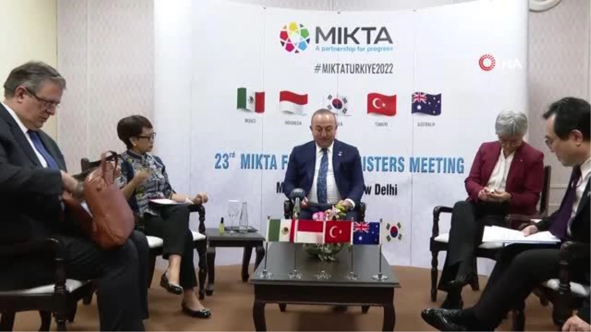 Bakan Çavuşoğlu: "Küresel sağlık, etkin göç yönetimi ve gıda güvenliği dönem başkanlığımız sırasında önceliklerimizi oluşturdu"Çavuşoğlu, MIKTA 23....