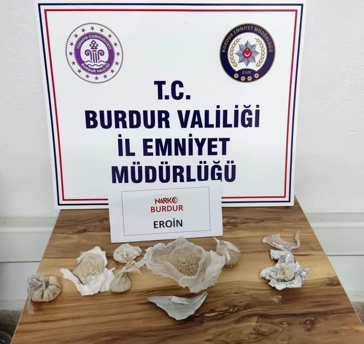 Burdur\'da narkotik operasyonlarında 33 şahsa işlem yapıldı