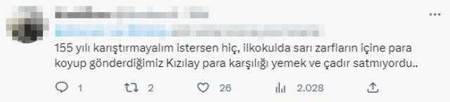 Çadır satışıyla eleştirilerin hedefi olan Kızılay'da Başkan Kerem Kınık'ın yaptığı paylaşıma tepki yorumu yağdı