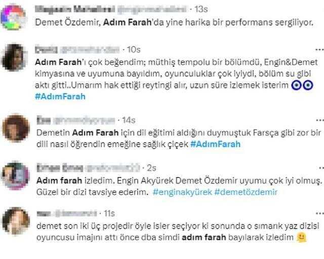 Demet Özdemir, ilk bölümü yayınlanan Adım Farah'taki performansıyla alkış topladı