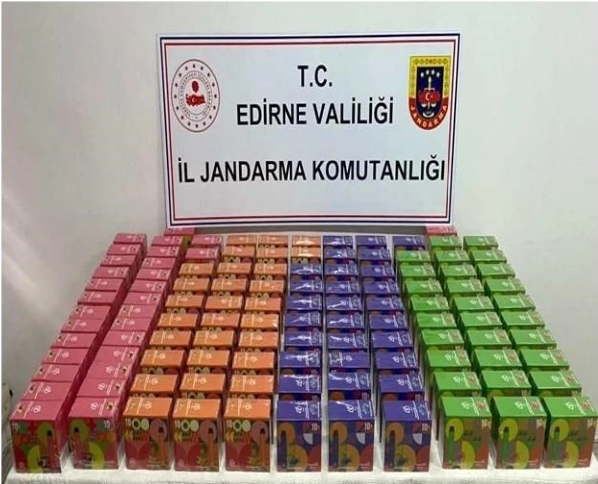 Edirne\'de kaçak sigara ve uyuşturucu operasyonu