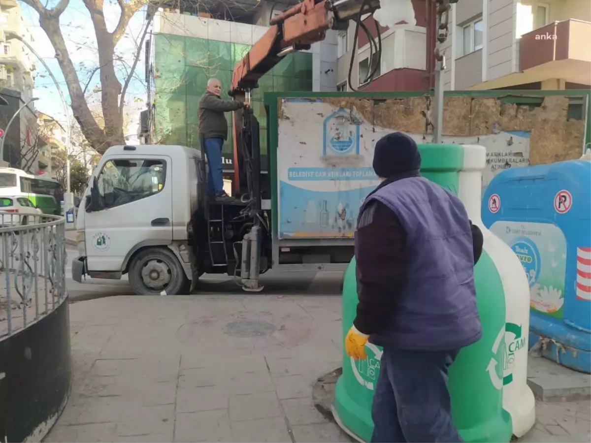 İzmit Belediyesi Her Ay 30 Ton Cam Atığı Dönüştürüyor