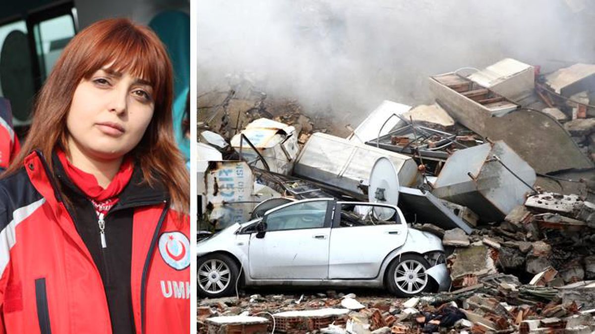 Kurtarma çalışmasında hemşireyi sevindiren küfür: Bize yaşadığını gösteriyordu