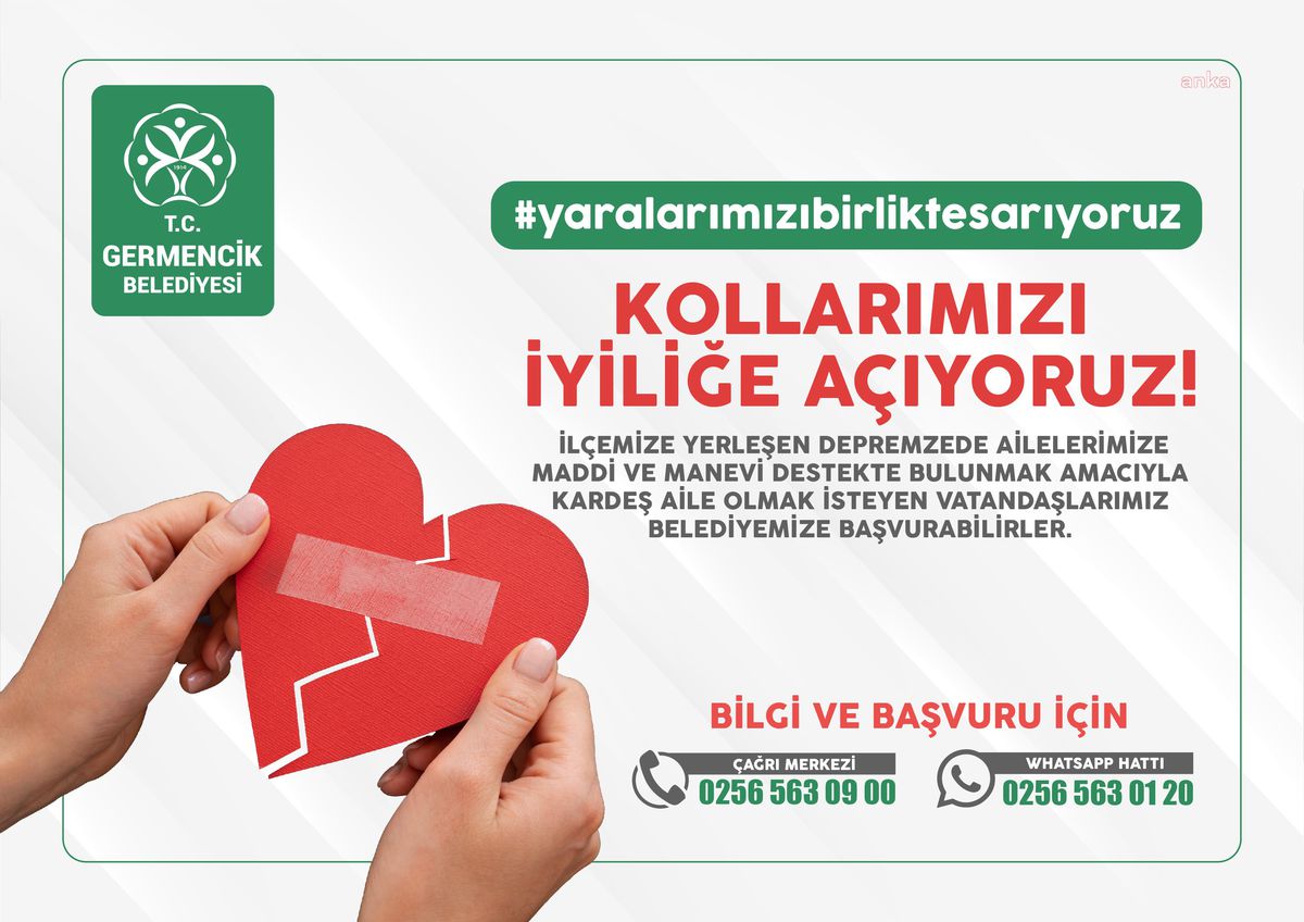 Germencik Belediyesi\'nden "Kardeş Aile"  Projesi