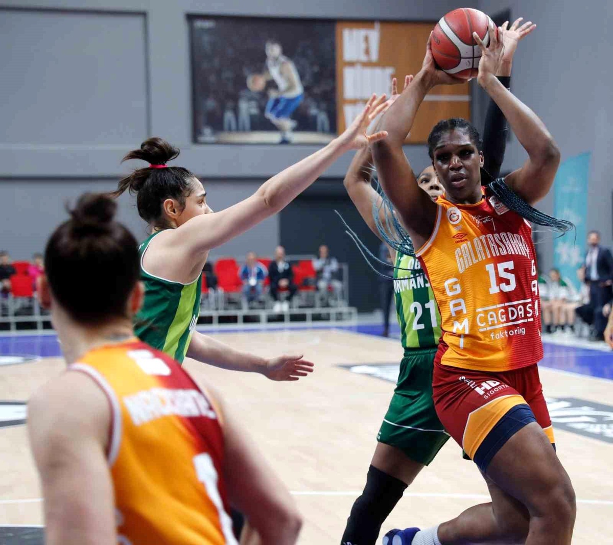 ING Kadınlar Basketbol: Galatasaray: 92 OGM Ormanspor: 84