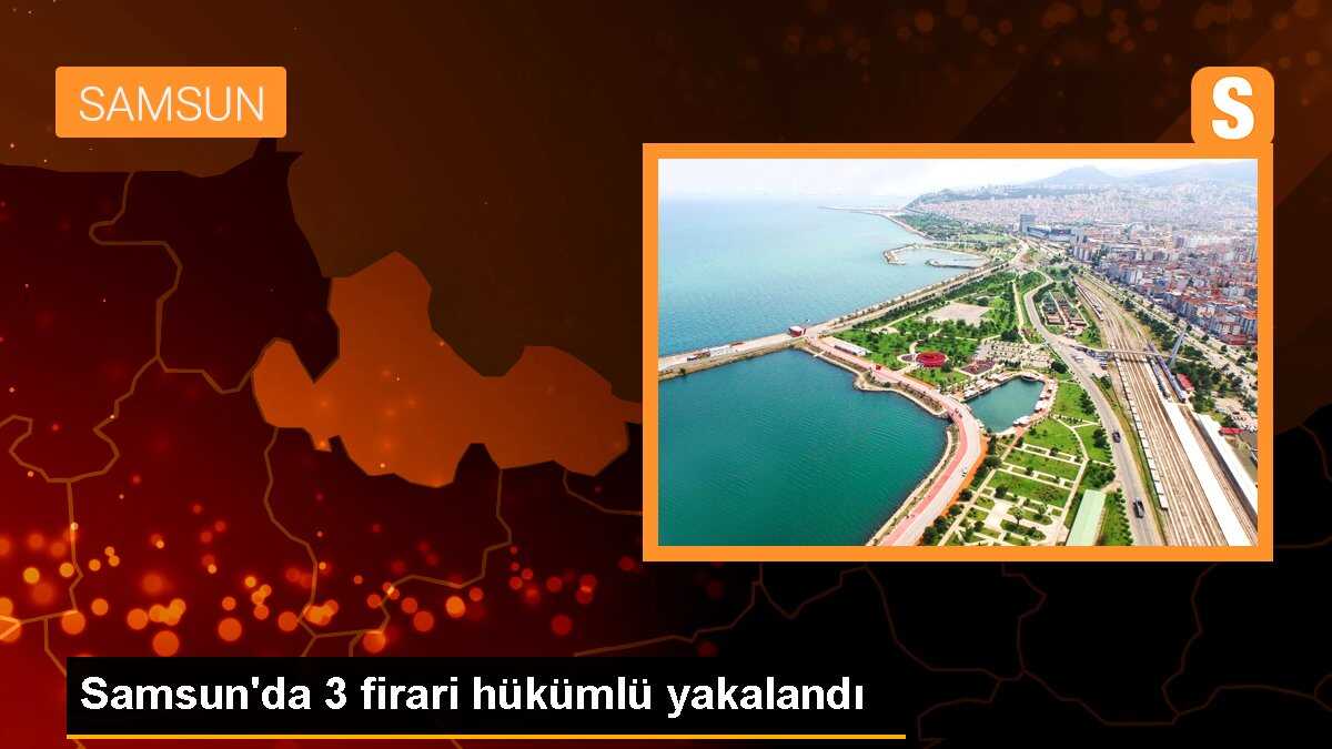 Samsun\'da 3 firari hükümlü yakalandı