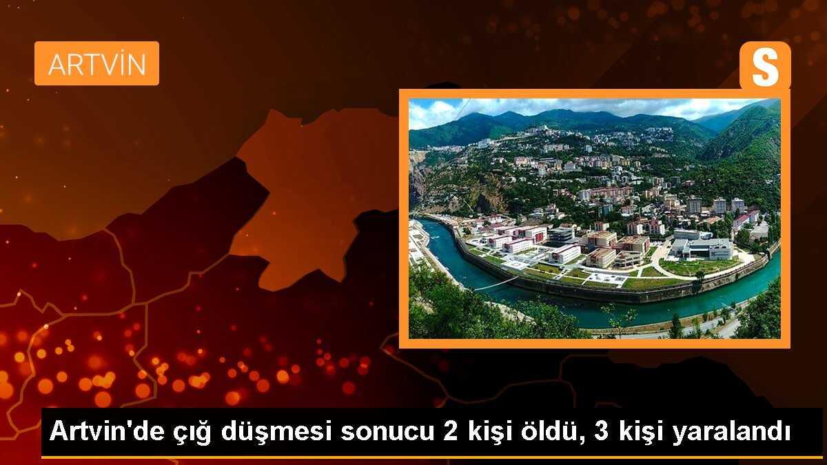 Artvin\'de çığ düşmesi sonucu 2 kişi öldü, 3 kişi yaralandı