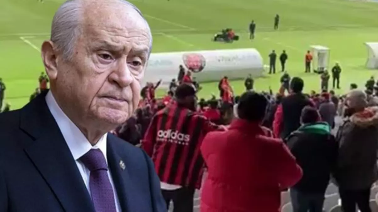 Beşiktaş\'ı bırakıp Karagümrüklü olan Devlet Bahçeli\'ye yeni takımının taraftarından tezahürat