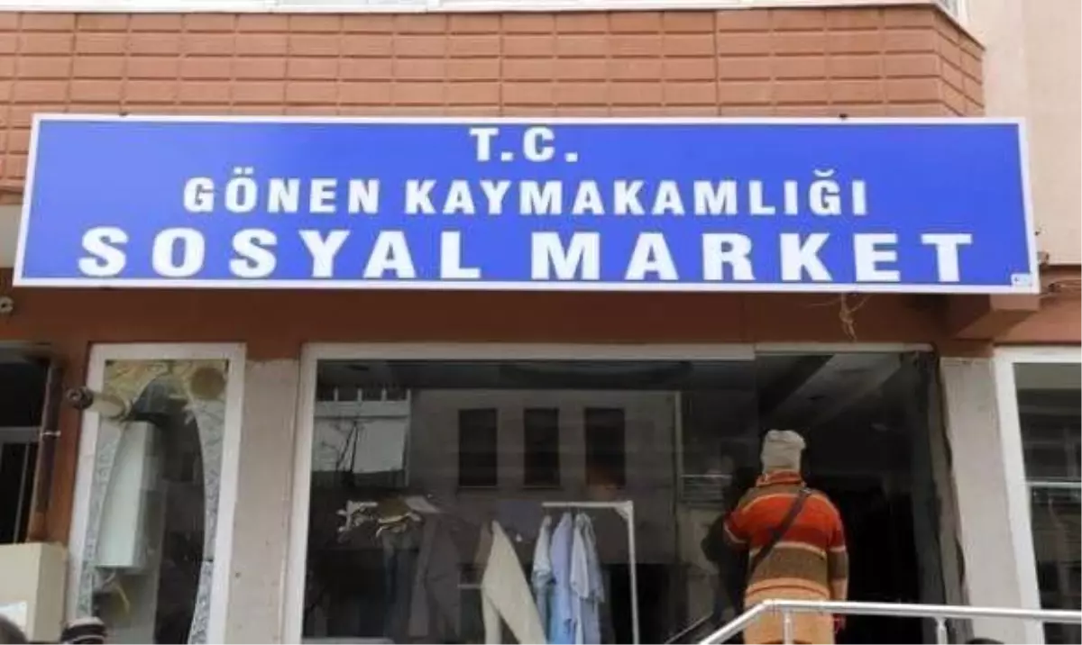 Gönen\'de sosyal market açıldı