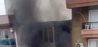 İzmir'de çıkan yangında 3 kişi dumandan etkilendi