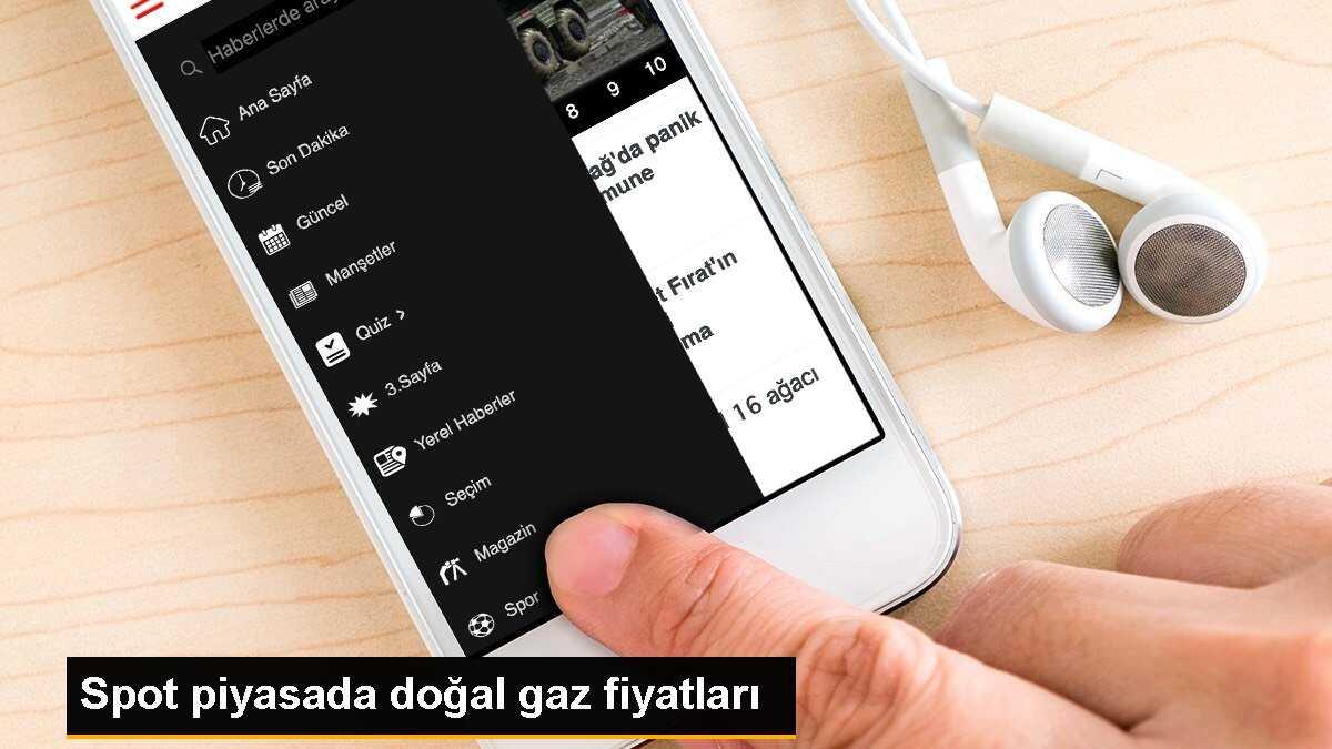 Spot piyasada doğal gaz fiyatları