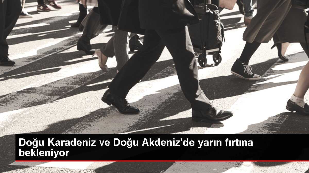 Doğu Karadeniz ve Doğu Akdeniz'de yarın fırtına bekleniyor