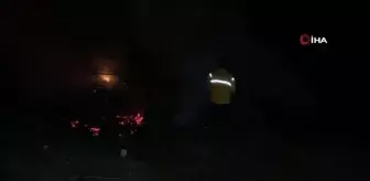 Nehir kenarında yakılan ateş örtü yangınına dönüştü