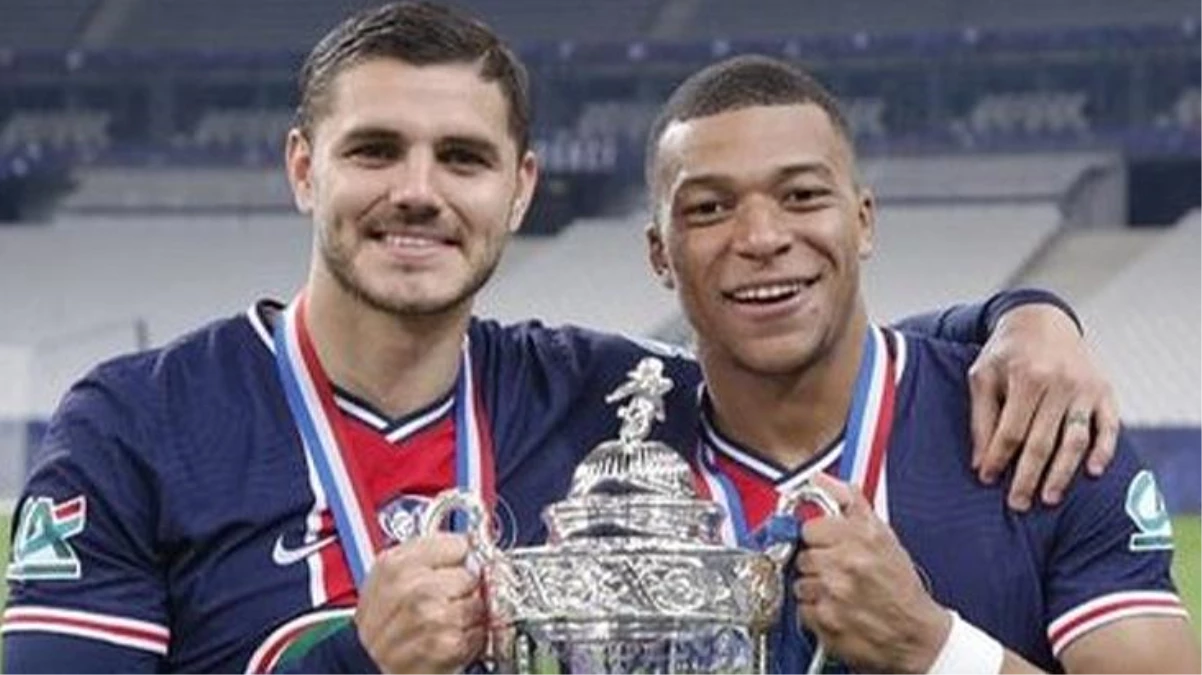 Tarih yazan Mbappe\'yi ilk tebrik eden Mauro Icardi oldu: Hikayenin parçası olduğum için mutluyum