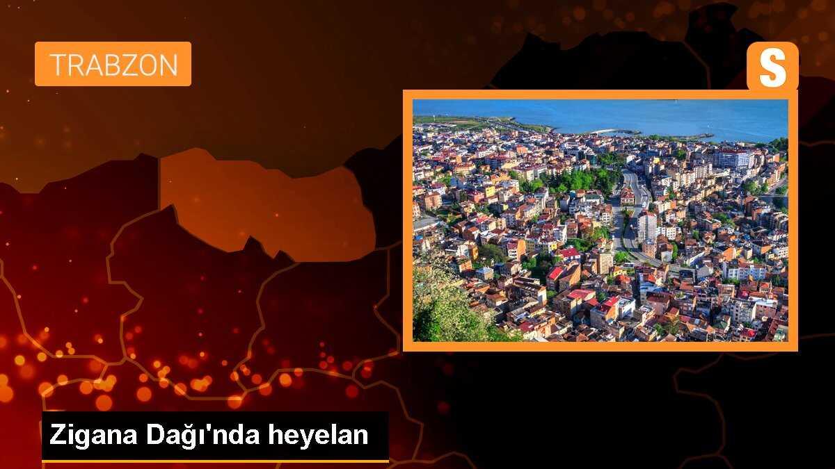 Zigana Dağı\'nda heyelan