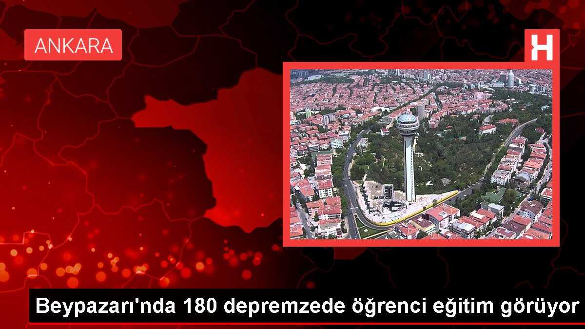 Beypazarı'nda 180 depremzede öğrenci eğitim görüyor
