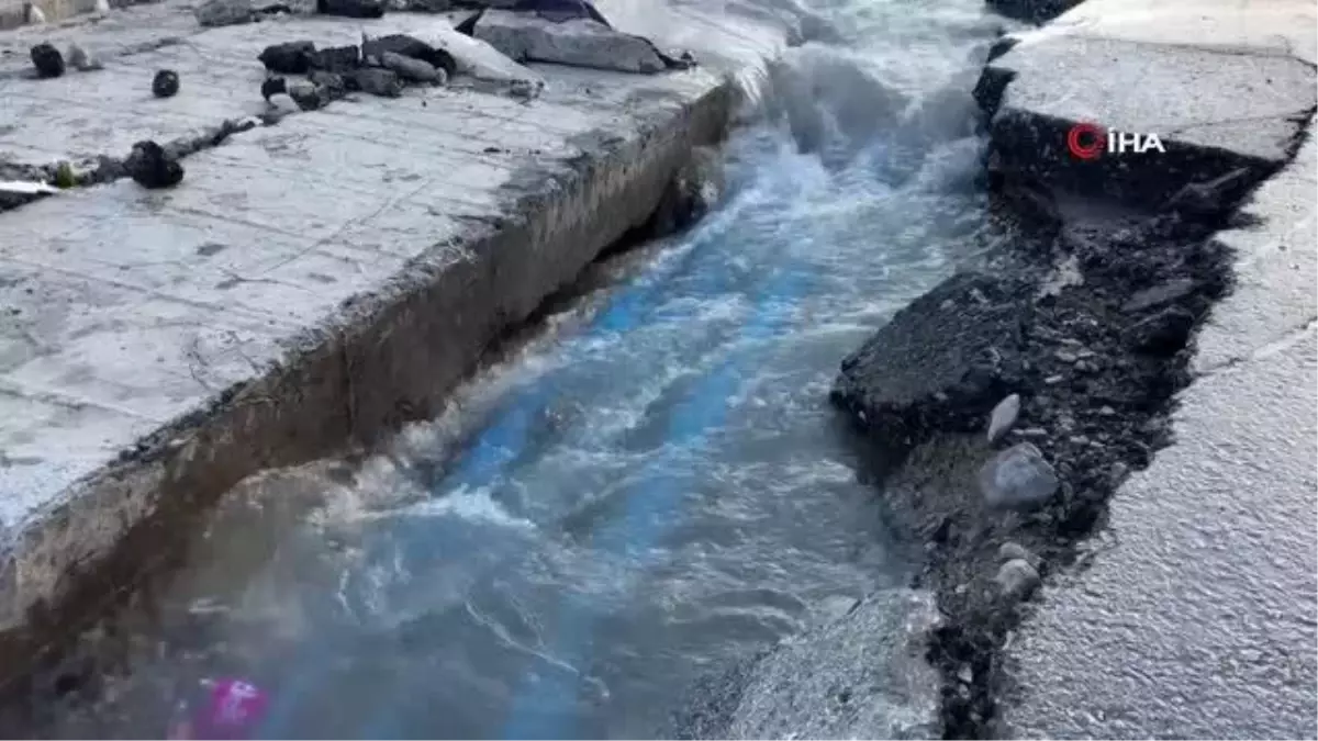 Denizin taştığı İskenderun\'da son durum böyle görüntülendi