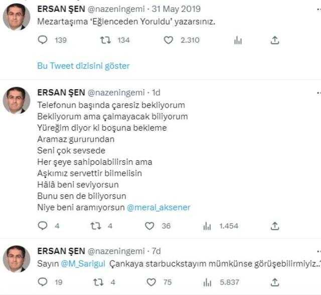 Ersan Şen'a ait olduğu iddia edilen Twitter hesabı sahte çıktı