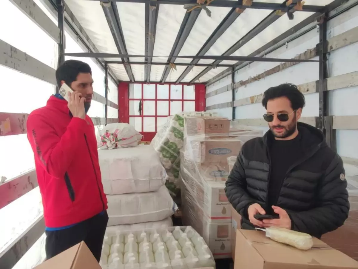 İş insanı Uğurcan Kapıdağ\'ın deprem bölgesine yardımları sürüyor