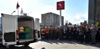 Kazada hayatını kaybeden sağlık personeli Kaymaz için tören düzenlendi