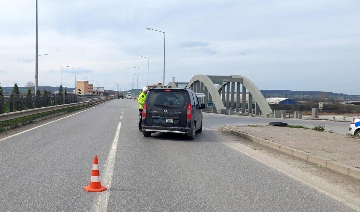 Bafra\'da trafik denetimi gerçekleştirildi