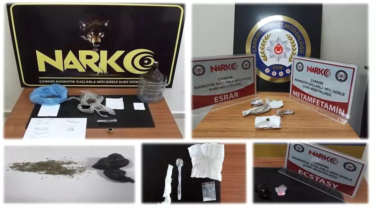 Çankırı\'da uyuşturucu operasyonunda 4 tutuklama