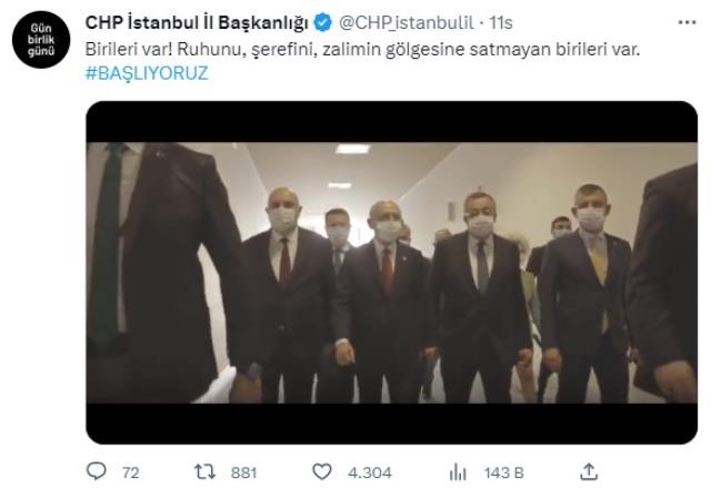CHP ilk kampanya videosu 'Birileri Var'ı yayınladı! Şebnem Ferah seslendiriyor