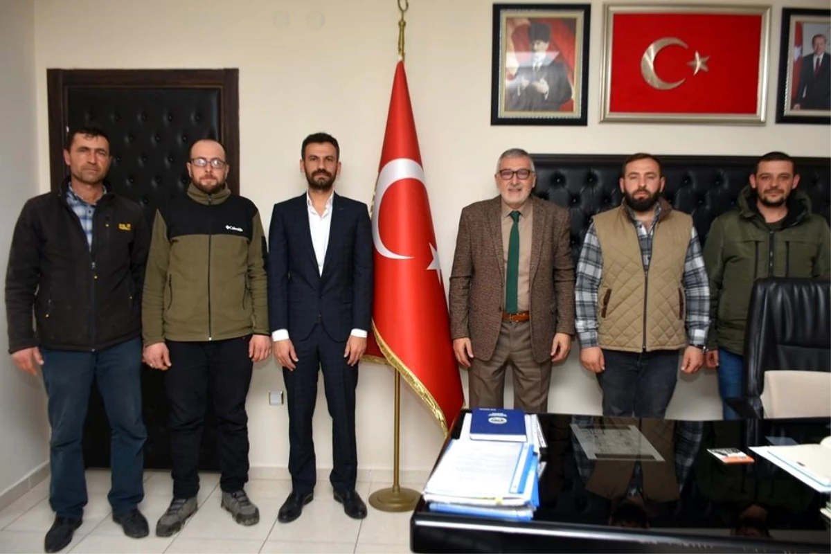 İnönü Ziraat Odası Başkanı Küçükçiftçi, Başkan Bozkurt ile bir araya geldi