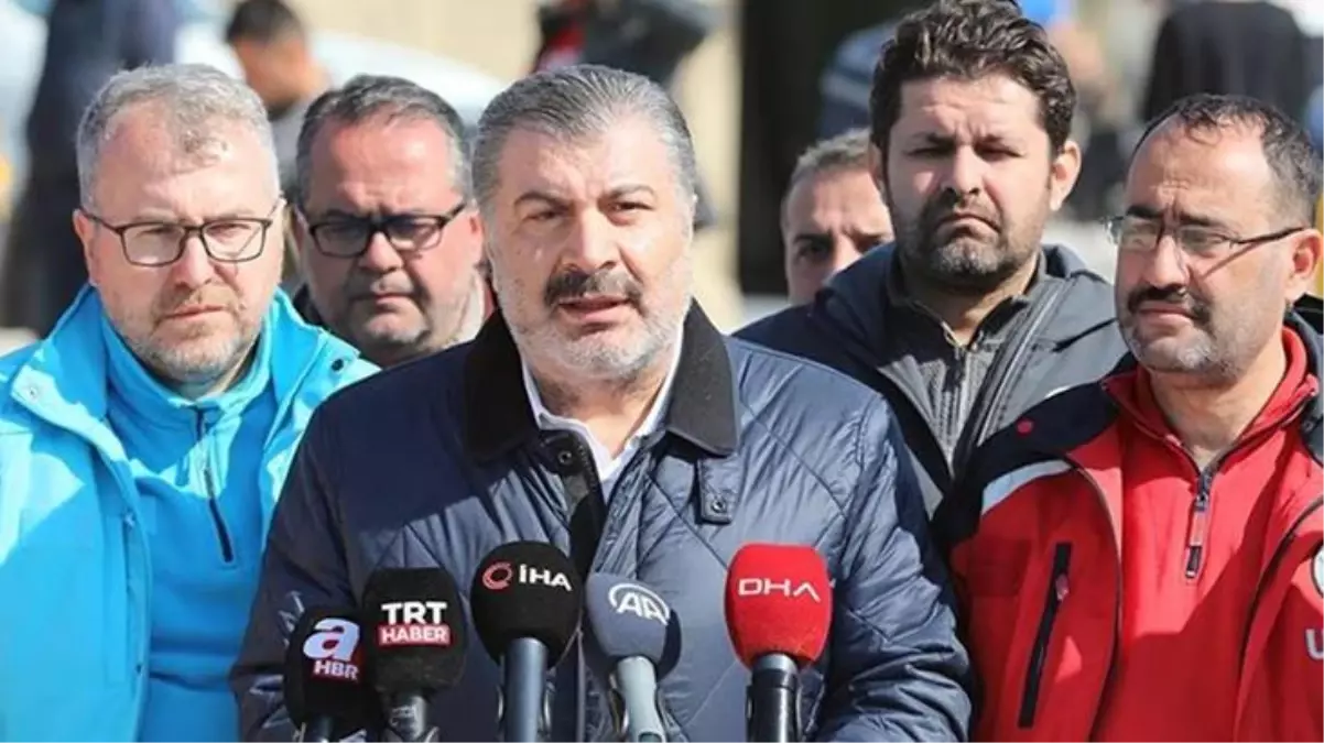 Sağlık Bakanı Koca: Hatay\'da salgın söz konusu değil, ancak bu 3 şartı sağlamamız gerekir