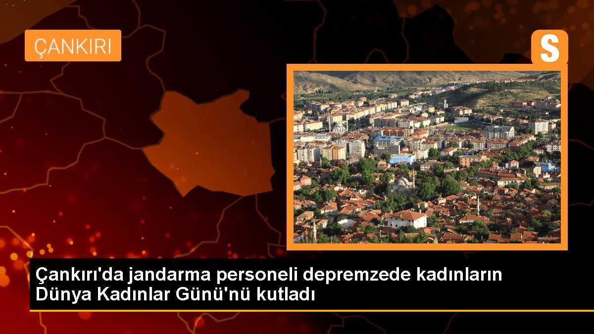 Tokat\'ta jandarma personeli, depremzede kadınların Dünya Kadınlar Günü\'nü kutladı