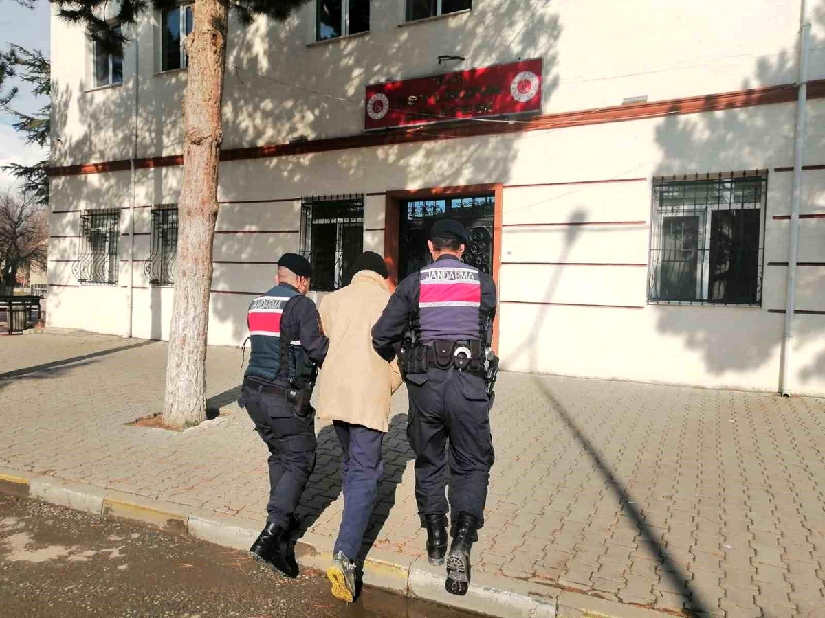 Jandarma ekiplerince yakalanan firari şahıs tutuklandı