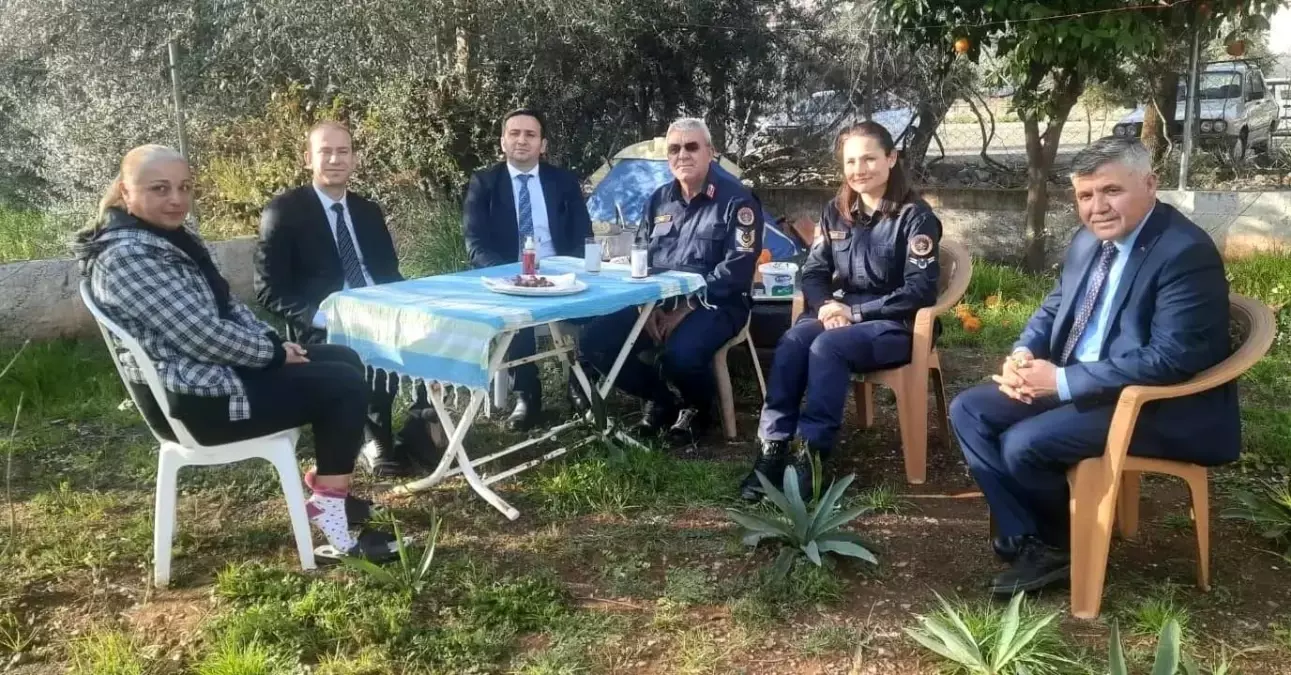 Köyceğiz\'de şehit ailelerine vefa ziyareti