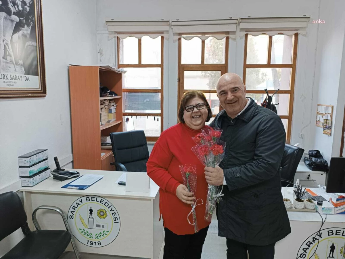 Saray Belediye Başkanı Erkiş\'ten Dünya Emekçi Kadınlar Günü Kutlaması
