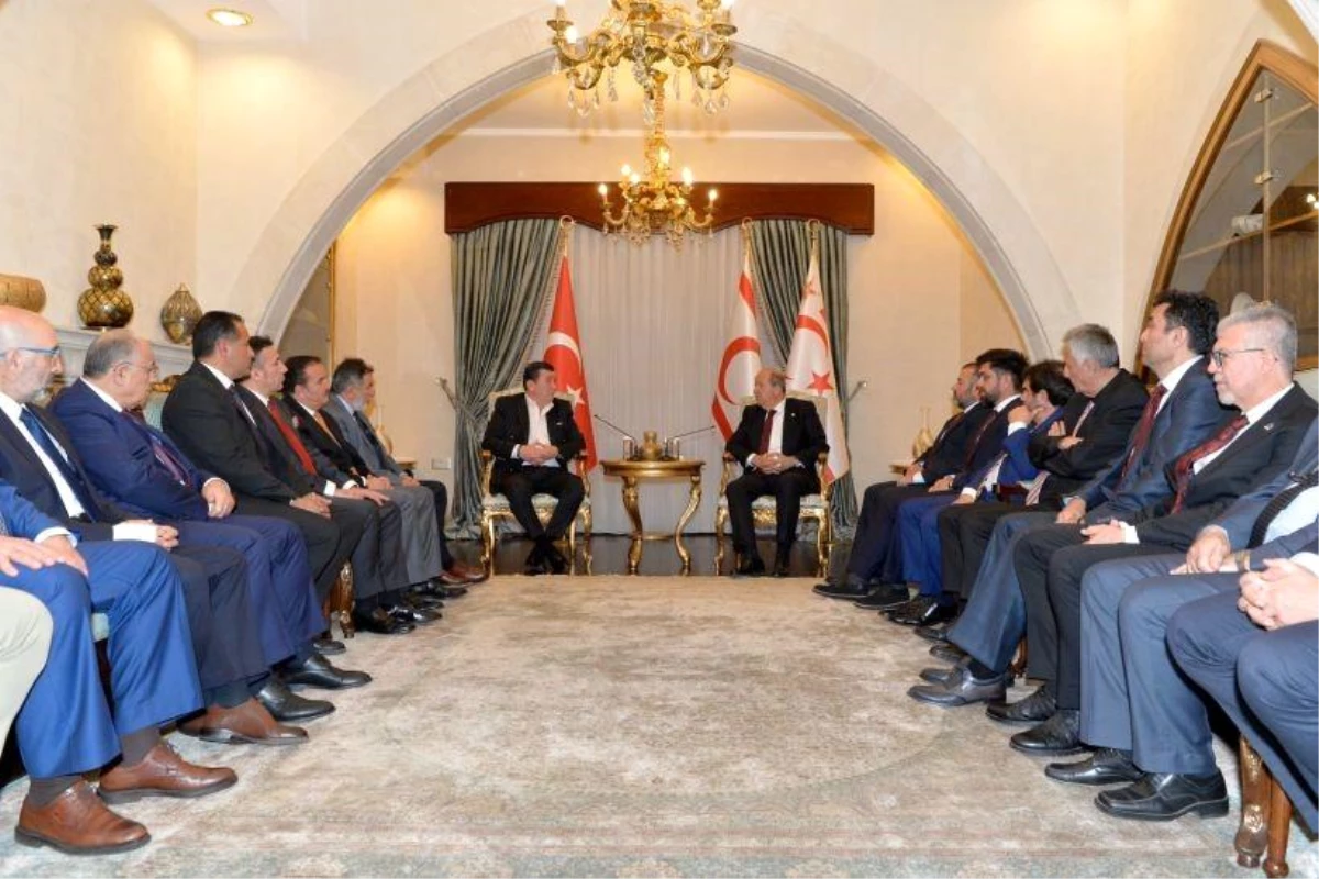 TSYD\'den KKTC Cumhurbaşkanı Ersin Tatar\'a ziyaret
