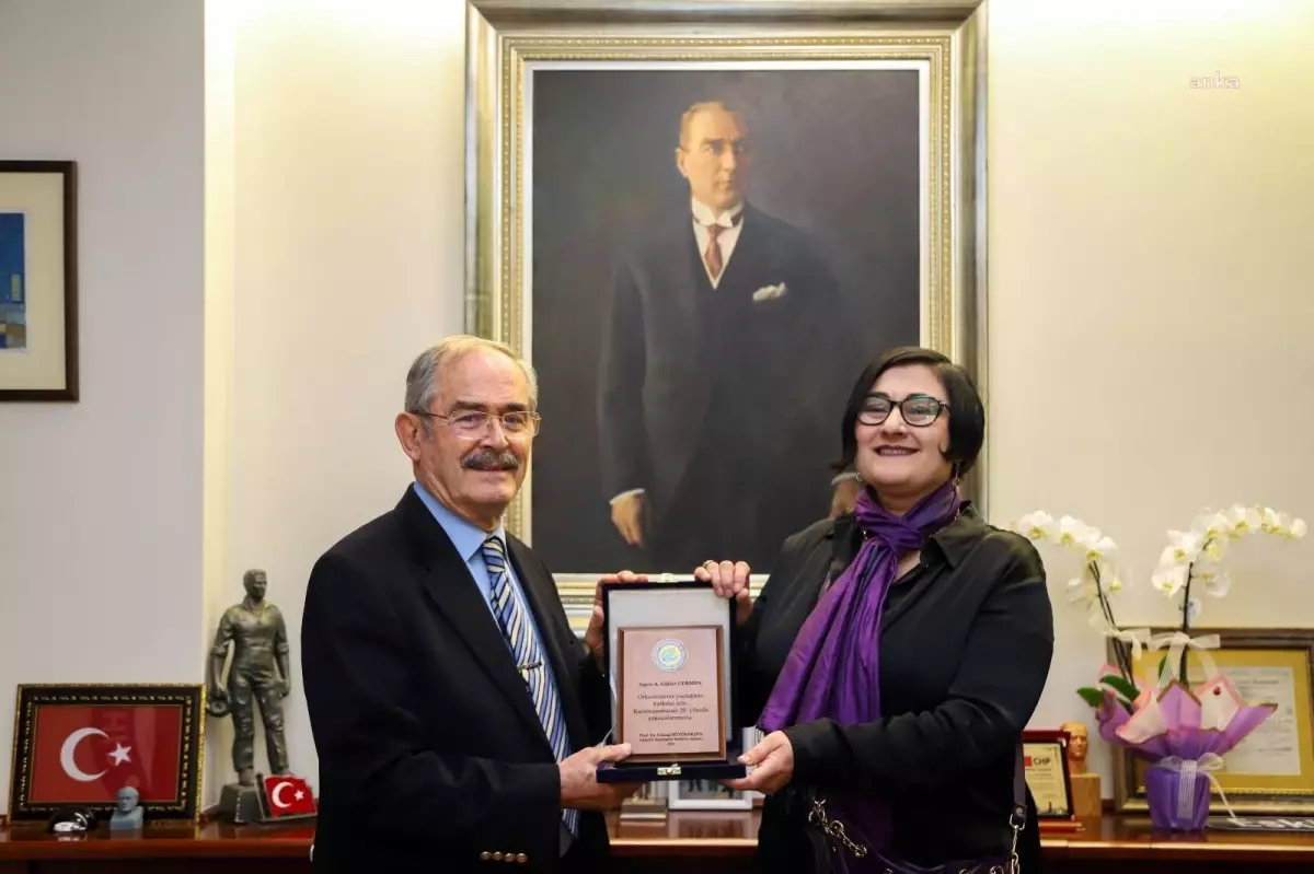 Yılmaz Büyükerşen\'den Ebb Senfoni Orkestrası Genel Sanat Yönetmeni Germen\'e 20. Yıl Teşekkürü