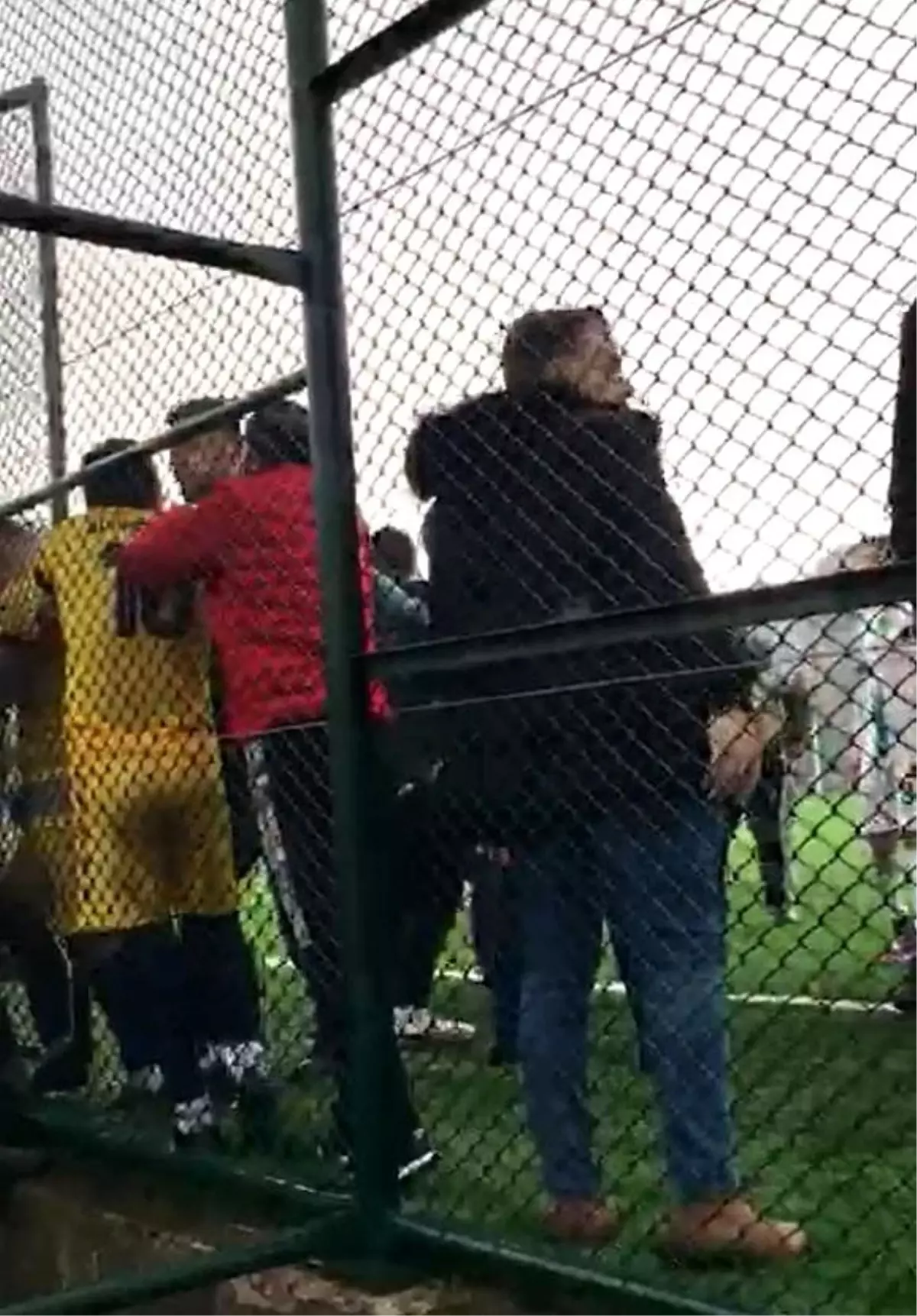 Amatör küme maçında olay