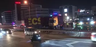 Basın Ekspres yolunda alkollü tır sürücüsü dehşet saçtı