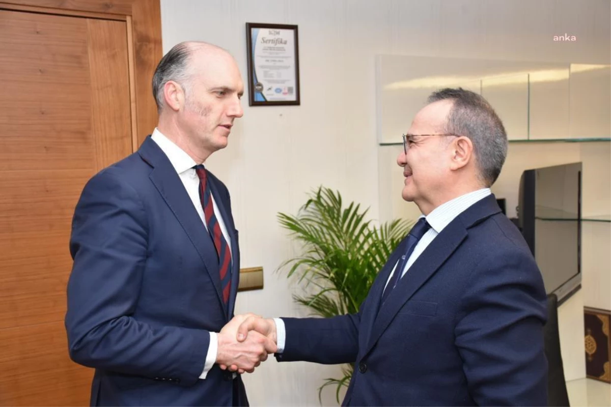 Birleşik Krallık\'ın Avrupa\'dan Sorumlu Devlet Bakanı Docherty, Dışişleri Bakan Yardımcısı Bozay ile Görüştü