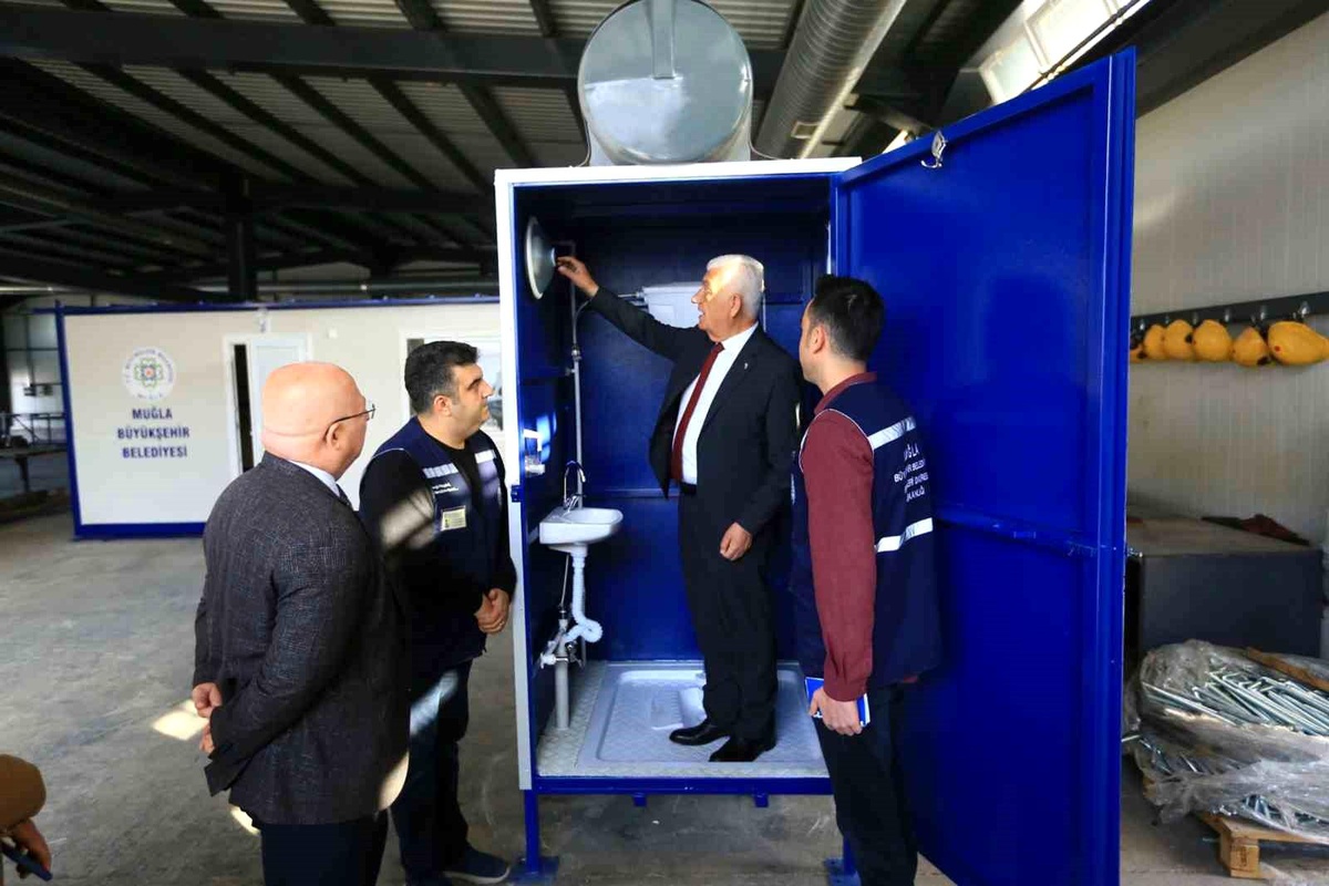 Büyükşehir Belediyesi seyyar tuvalet üretimine başladı