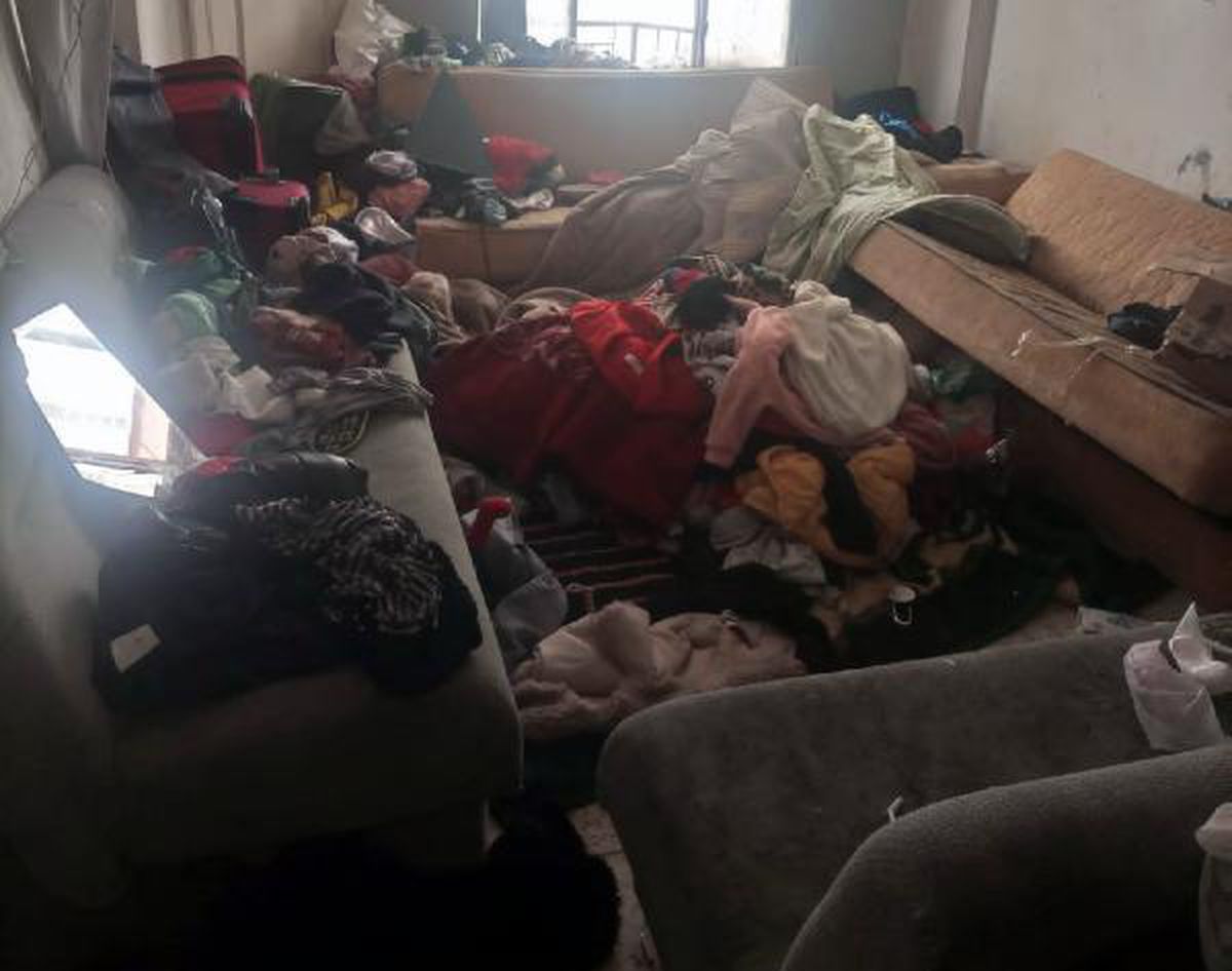 Daireden 3 traktör çöp çıktı