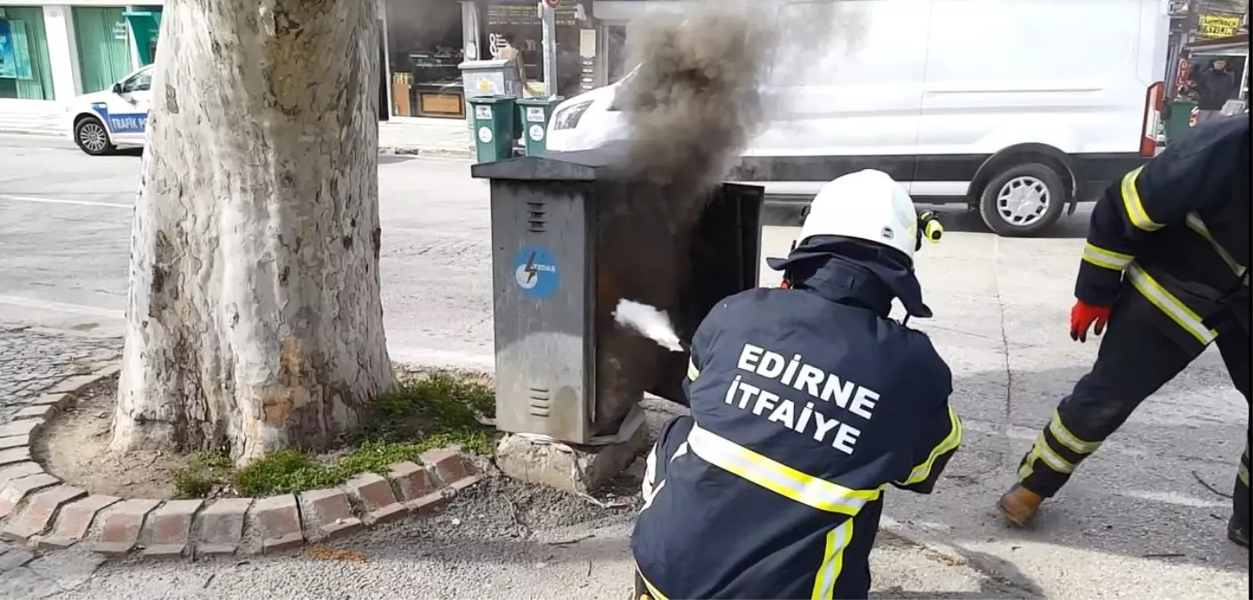 Elektrik trafosundaki yangın paniğe sebep oldu