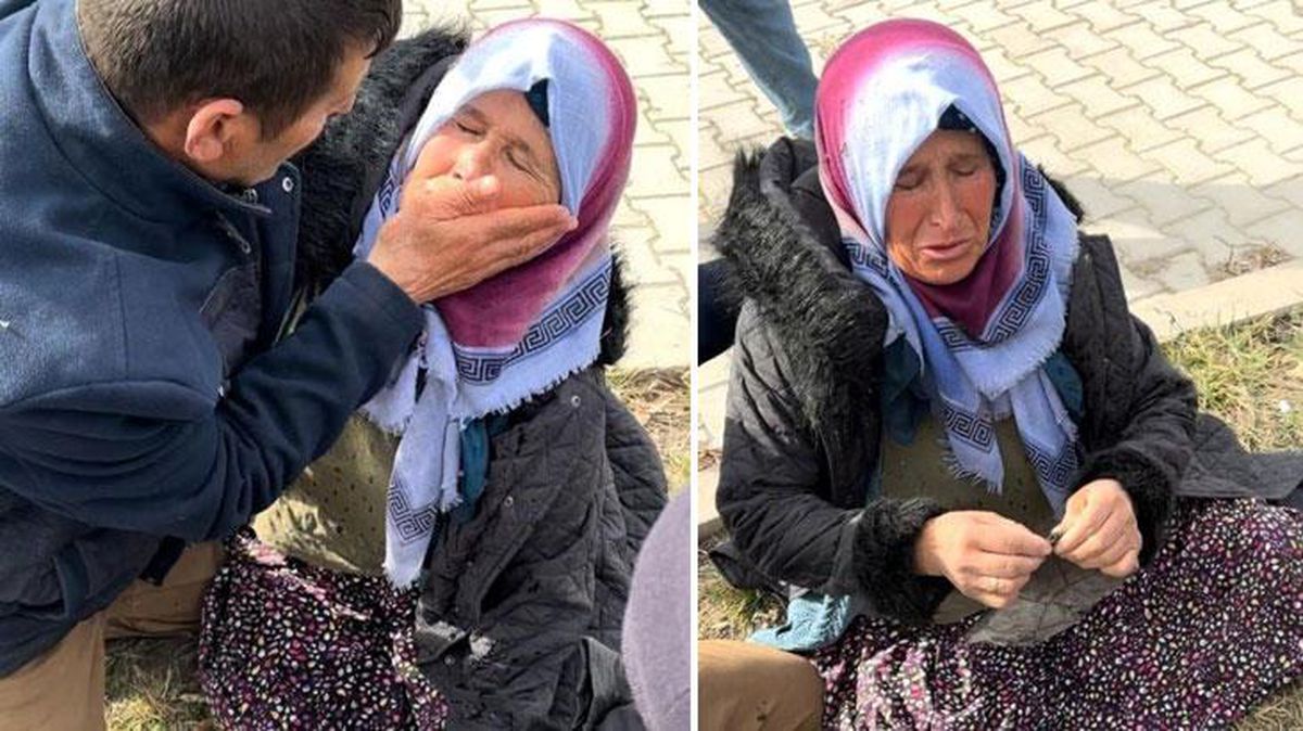 Enkazda 40 bin lira değerindeki altınları bulundu, sevinçle koşarken bayıldı