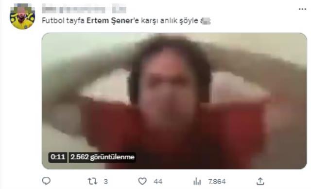 Ertem Şener'in maçta yaptığı benzetme izleyenleri çıldırttı! Sosyal medya karıştı