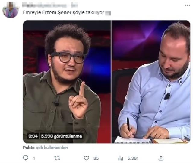 Ertem Şener'in maçta yaptığı benzetme izleyenleri çıldırttı! Sosyal medya karıştı