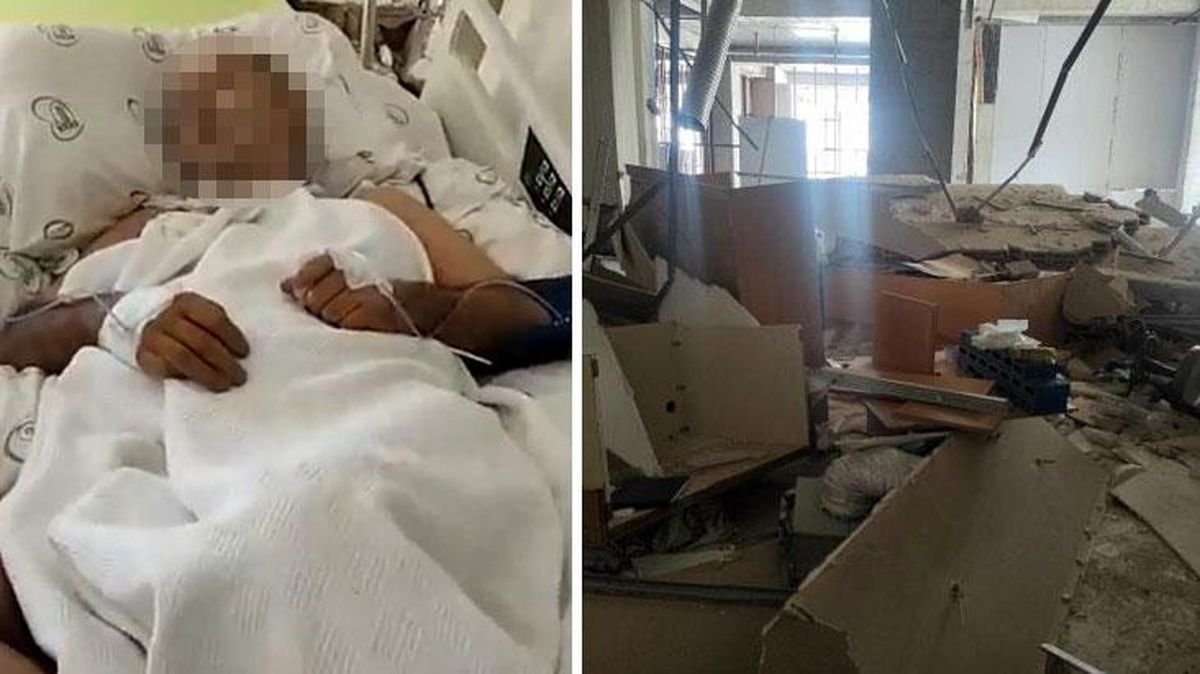 Hastaların ölüme terk edildiği öne sürülen hastanenin son durumu görüntülendi