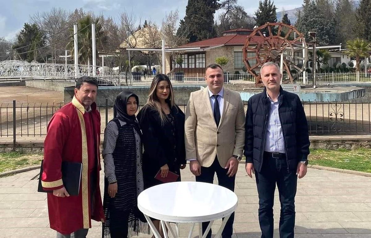 İnegöllü çift Kahramanmaraş\'ta evlendi